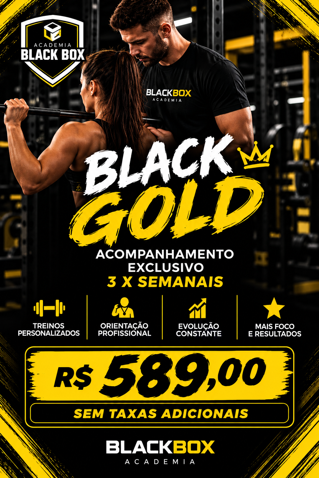 Arte do plano Black Gold